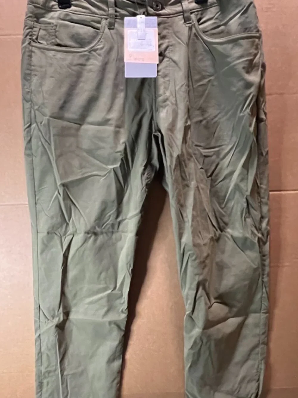The North Face Men's 5 Pocket Pant Burnt Olive Green Size 34 Short